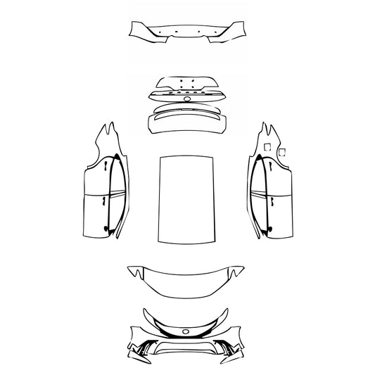 Pre-Cut PPF Toyota Camry (US) XSE 2024 - PPF-Kits