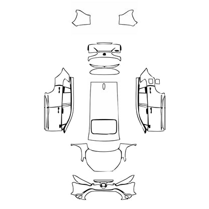 Pre-Cut PPF Toyota Corolla Cross (US) Hybrid S 2025 - PPF-Kits
