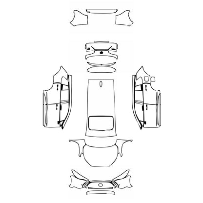 Pre-Cut PPF Toyota Corolla Cross (US) XLE 2023 - PPF-Kits