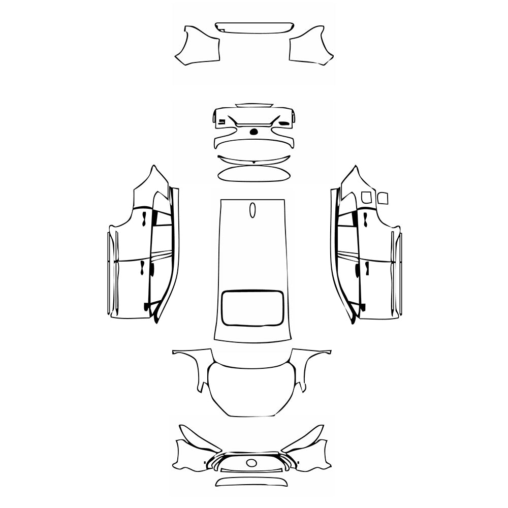 Pre-Cut PPF Toyota Corolla Cross (US) XLE 2024 - PPF-Kits
