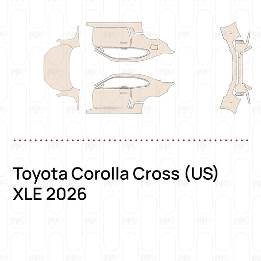 PPF prédécoupé Toyota Corolla Cross (US) XLE 2026