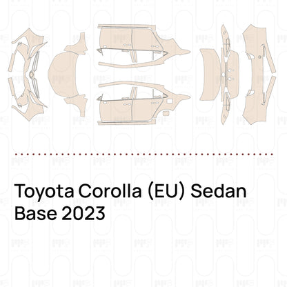 PPF prédécoupé Toyota Corolla (EU) Sedan Base 2023