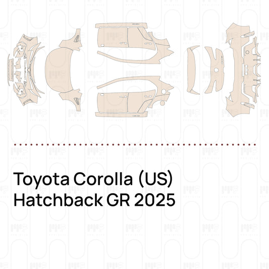 PPF prédécoupé Toyota Corolla (US) Hatchback GR 2025