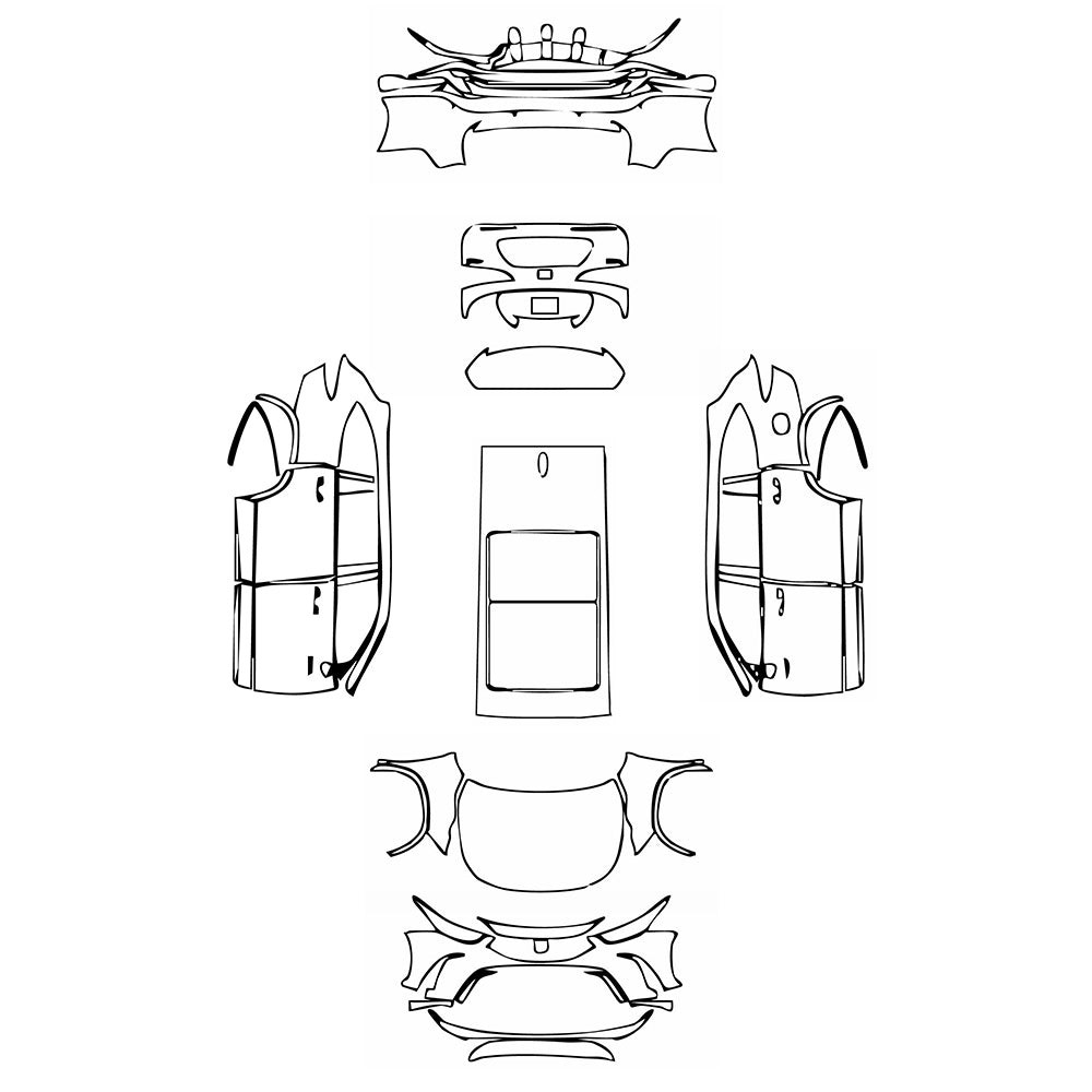 Pre-Cut PPF Toyota Crown Kluger 2021 - PPF-Kits