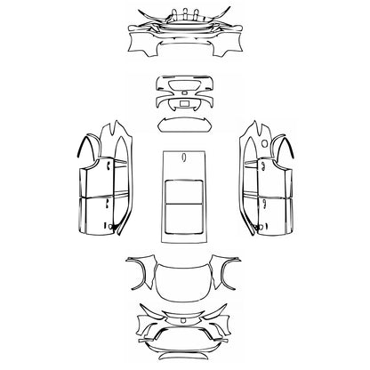 Pre-Cut PPF Toyota Crown Kluger 2023 - PPF-Kits
