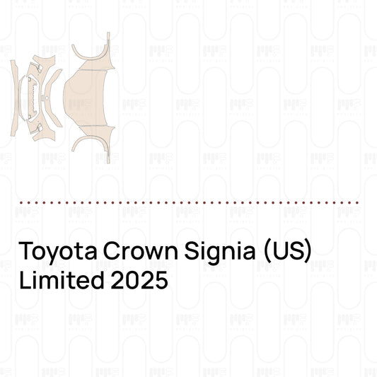 PPF prédécoupé Toyota Crown Signia (US) Limited 2025