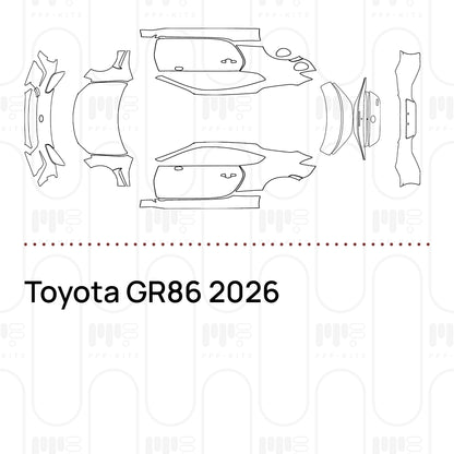PPF prédécoupé Toyota GR86 2026