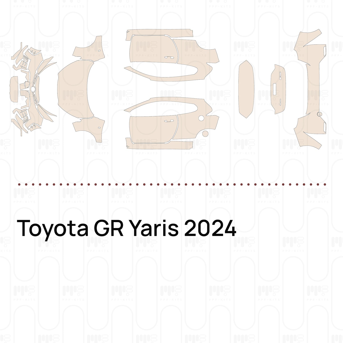 PPF prédécoupé Toyota GR Yaris 2024