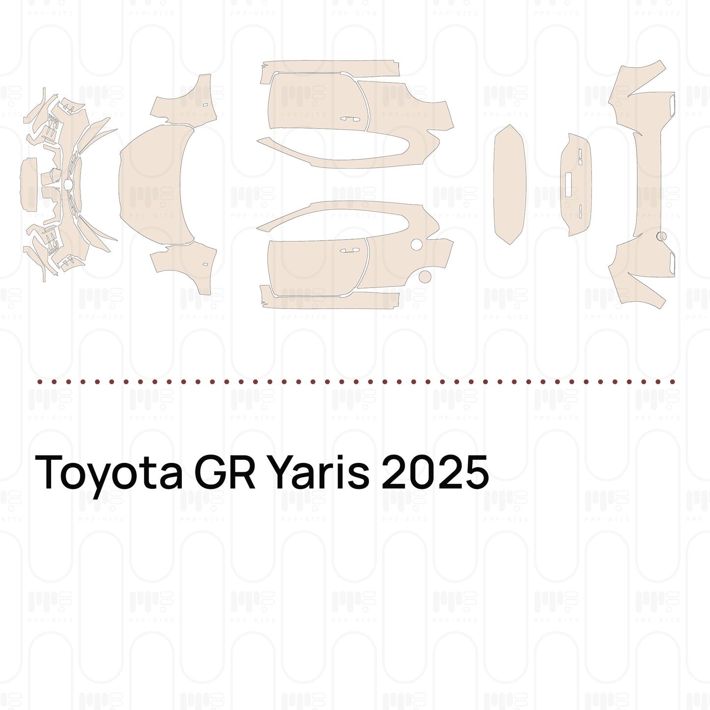 PPF prédécoupé Toyota GR Yaris 2025