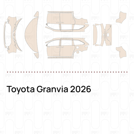 PPF prédécoupé Toyota Granvia 2026