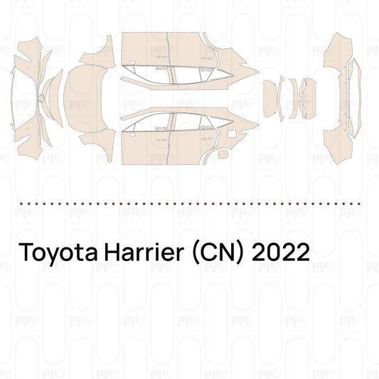 PPF prédécoupé Toyota Harrier (CN) 2022