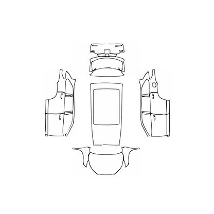 Pre-Cut PPF Toyota Highlander (CN) 2015 - PPF-Kits