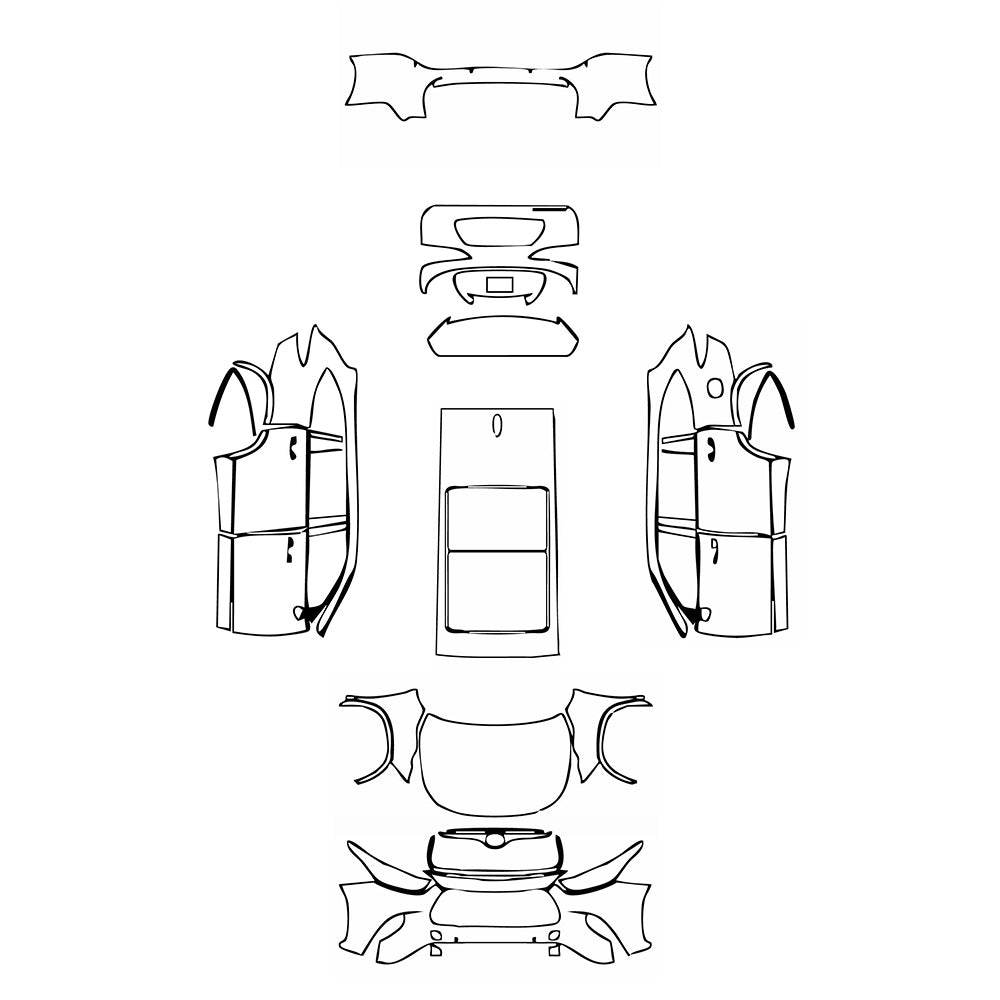 Pre-Cut PPF Toyota Highlander (US) LE 2025 - PPF-Kits