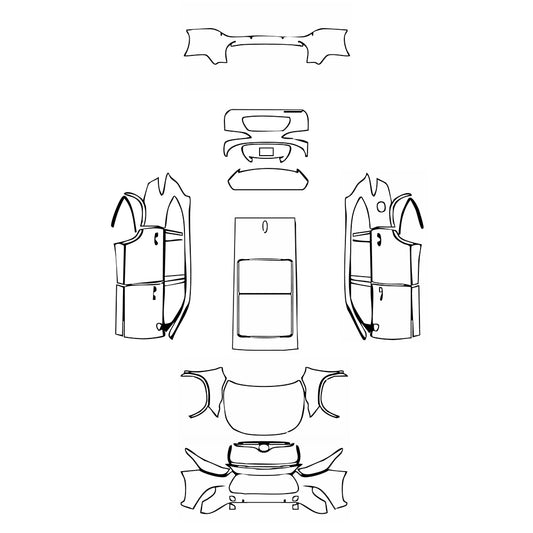 Pre-Cut PPF Toyota Highlander (US) XLE 2025 - PPF-Kits