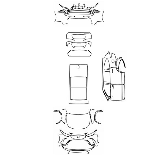 Pre-Cut PPF Toyota Highlander (US) XSE 2024 - PPF-Kits