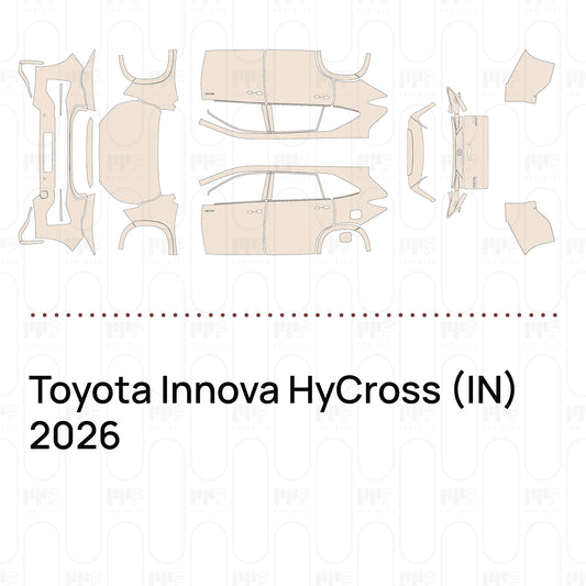 PPF prédécoupé Toyota Innova HyCross (IN) 2026