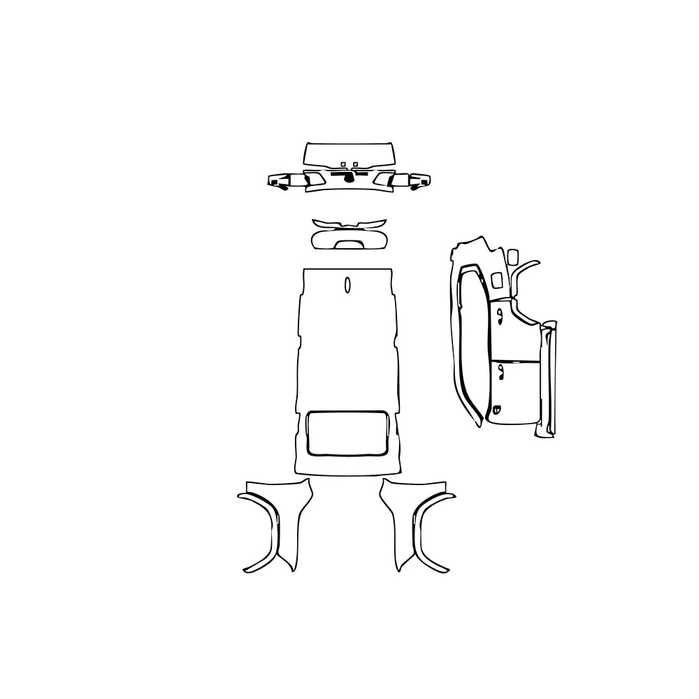 Pre-Cut PPF Toyota Land Cruiser GR Sport 2023 - PPF-Kits