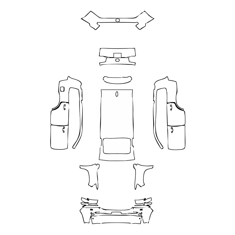 Pre-Cut PPF Toyota Land Cruiser V8 2016 - PPF-Kits