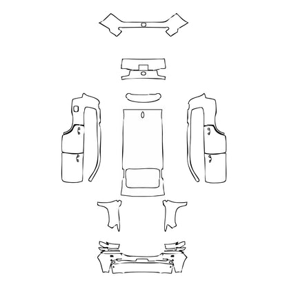 Pre-Cut PPF Toyota Land Cruiser V8 2016 - PPF-Kits