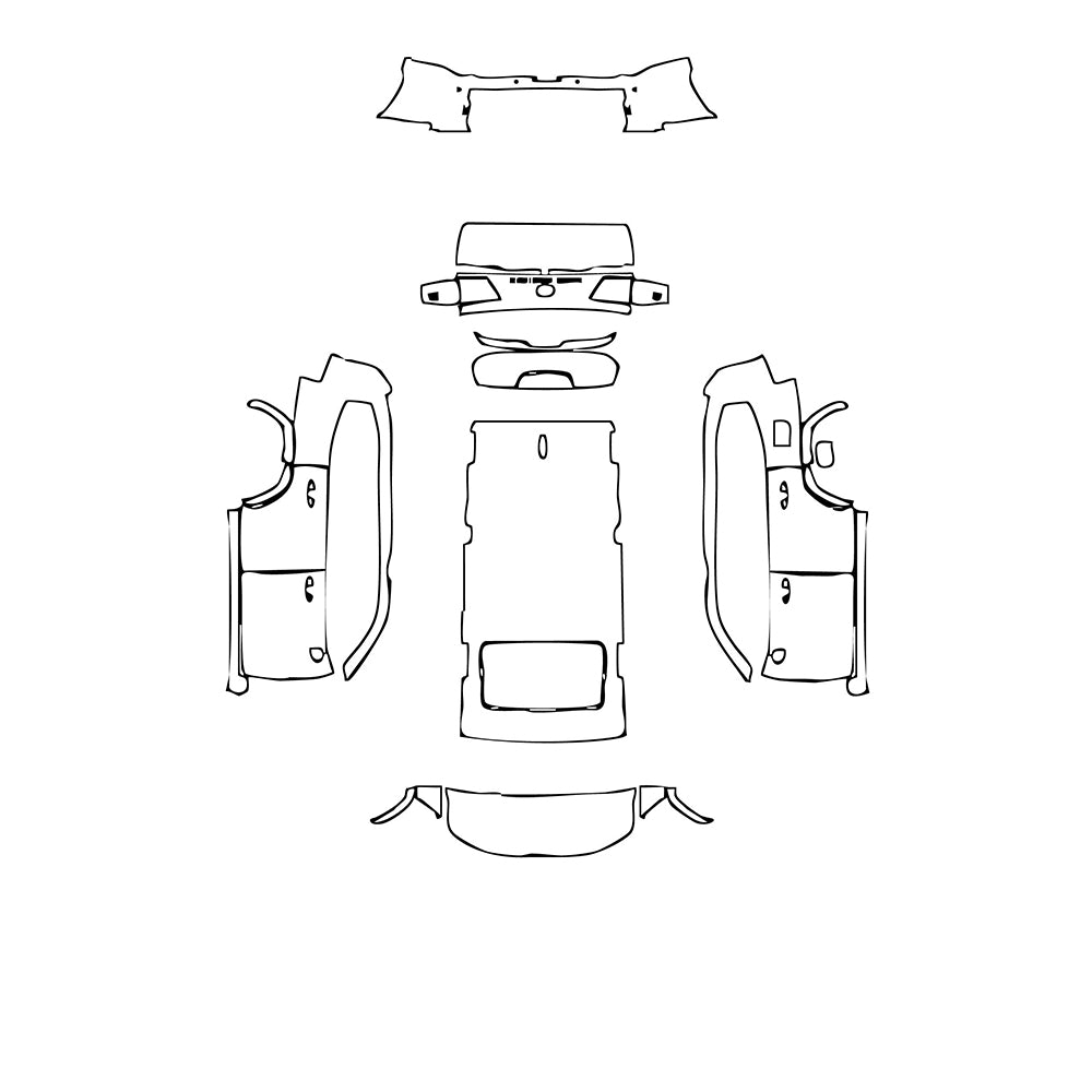 Pre-Cut PPF Toyota Land Cruiser (ME) GR-Sport 2025 - PPF-Kits