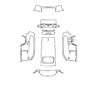 Pre-Cut PPF Toyota Land Cruiser (ME) GR-Sport 2025 - PPF-Kits