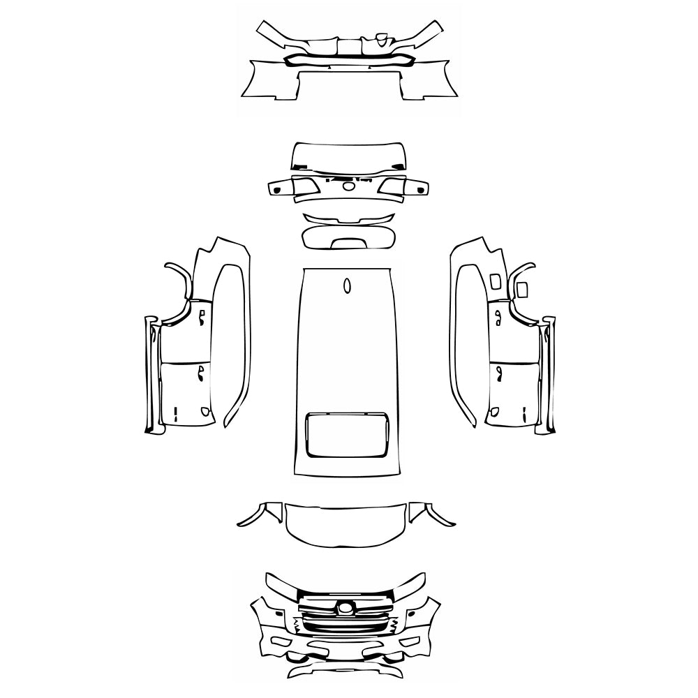 Pre-Cut PPF Toyota Land Cruiser (ME) GXR 2022 - PPF-Kits