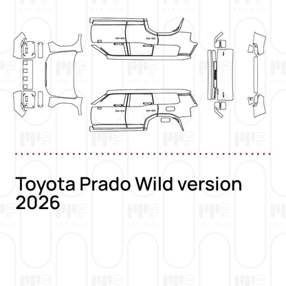 PPF prédécoupé Toyota Prado Wild version 2026