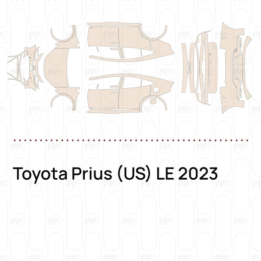 PPF prédécoupé Toyota Prius (US) LE 2023