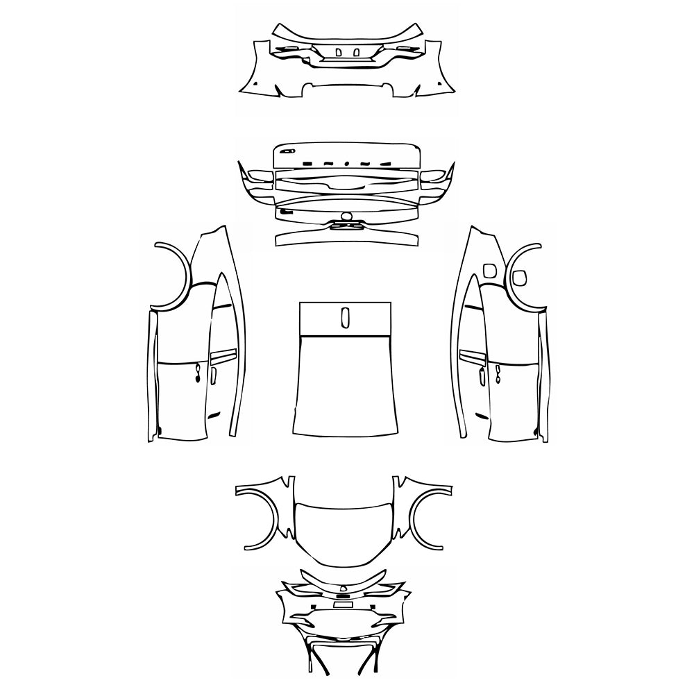 Pre-Cut PPF Toyota Prius (US) Limited 2025 - PPF-Kits