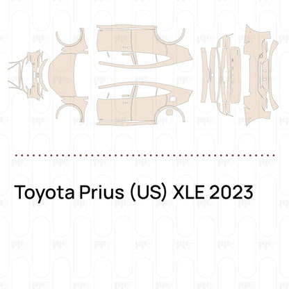 PPF prédécoupé Toyota Prius (US) XLE 2023