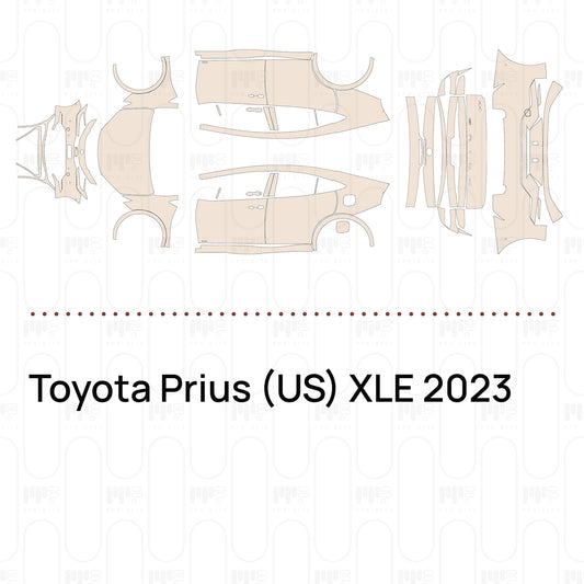PPF prédécoupé Toyota Prius (US) XLE 2023