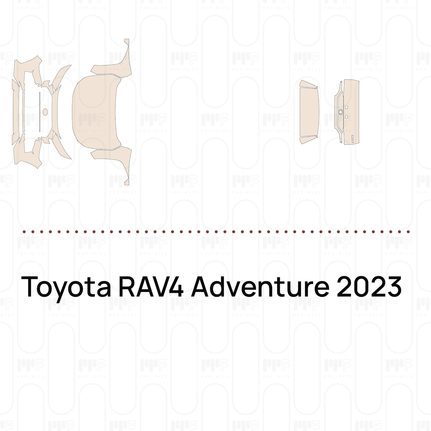 PPF prédécoupé Toyota RAV4 Adventure 2023