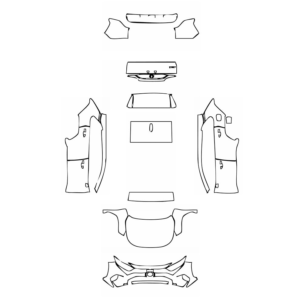 Pre-Cut PPF Toyota RAV4 Base 2025 - PPF-Kits