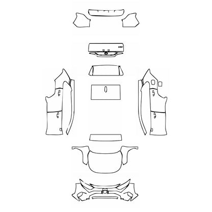 Pre-Cut PPF Toyota RAV4 Base 2025 - PPF-Kits