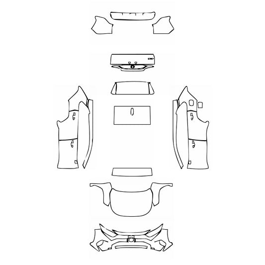 Pre-Cut PPF Toyota RAV4 Base 2025 - PPF-Kits