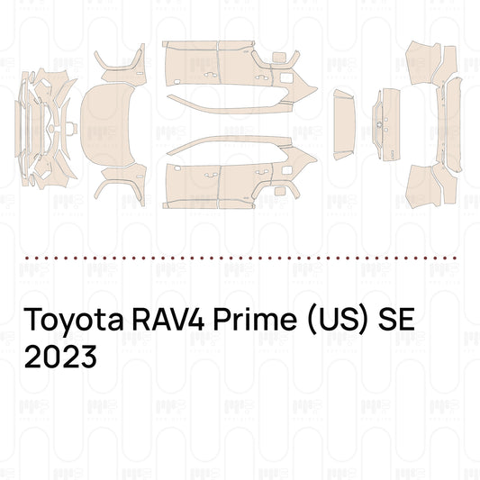 PPF prédécoupé Toyota RAV4 Prime (US) SE 2023