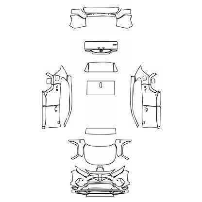 Pre-Cut PPF Toyota RAV4 Prime (US) XSE 2021 - PPF-Kits