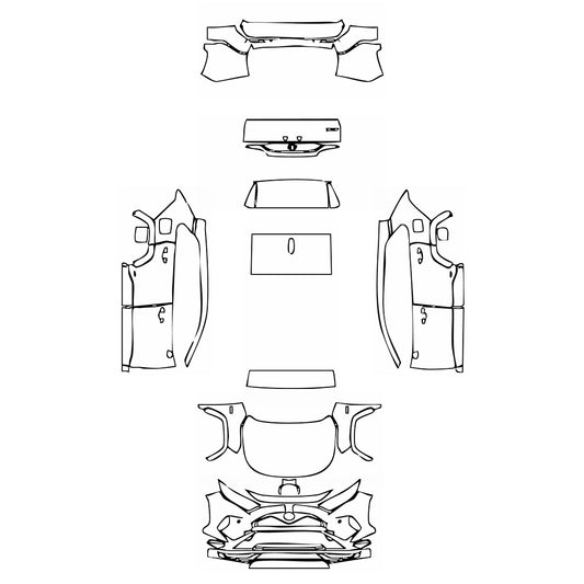 Pre-Cut PPF Toyota RAV4 Prime (US) XSE 2021 - PPF-Kits