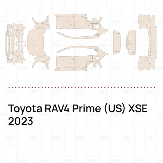 PPF prédécoupé Toyota RAV4 Prime (US) XSE 2023