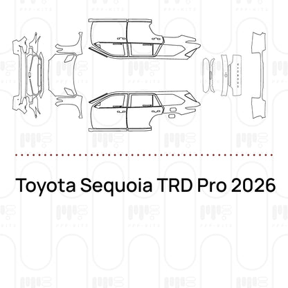 PPF prédécoupé Toyota Sequoia TRD Pro 2026
