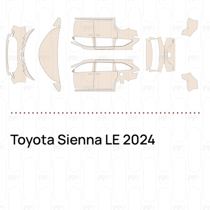 PPF prédécoupé Toyota Sienna LE 2024