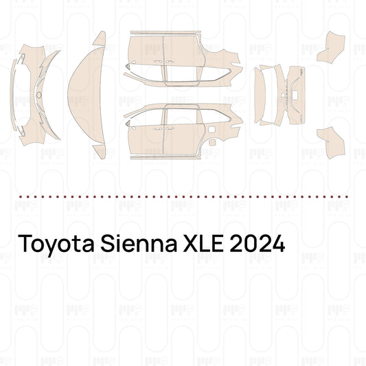 PPF prédécoupé Toyota Sienna XLE 2024