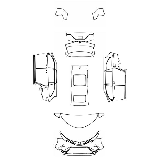 Pre-Cut PPF Toyota Sienna XSE 2021 - PPF-Kits