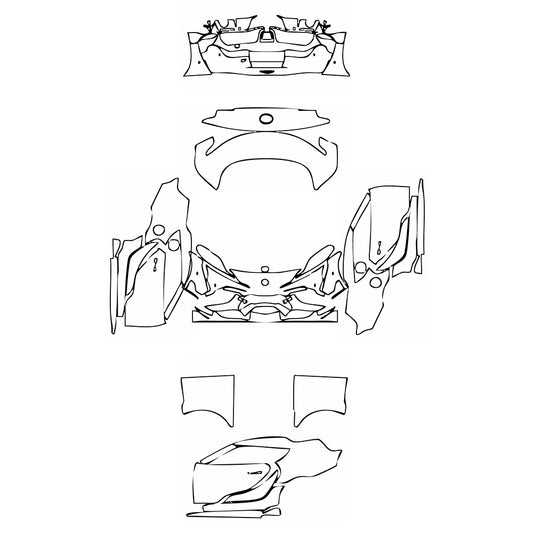 Pre-Cut PPF Toyota Supra 2023 - PPF-Kits