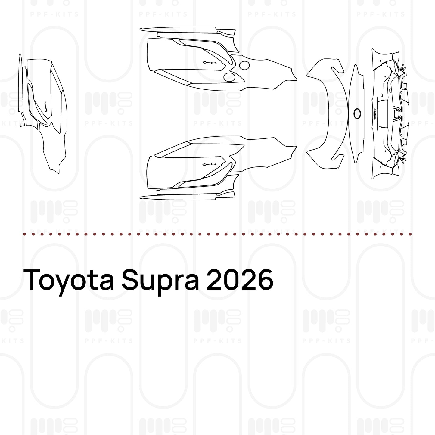 PPF prédécoupé Toyota Supra 2026