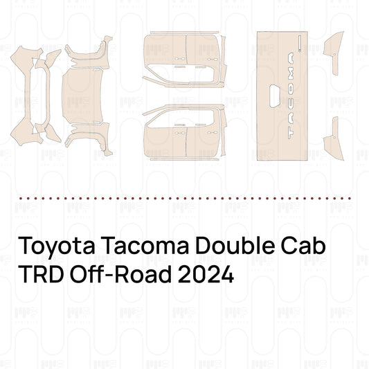 PPF prédécoupé Toyota Tacoma Double Cab TRD Off-Road 2024