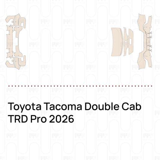 PPF prédécoupé Toyota Tacoma Double Cab TRD Pro 2026