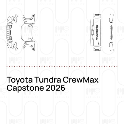 PPF prédécoupé Toyota Tundra CrewMax Capstone 2026