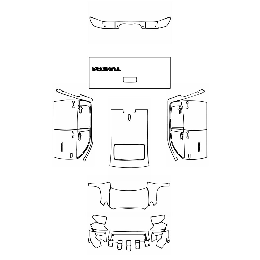 Pre-Cut PPF Toyota Tundra CrewMax Limited 2014 - PPF-Kits