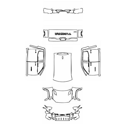 Pre-Cut PPF Toyota Tundra CrewMax Limited 2023 - PPF-Kits